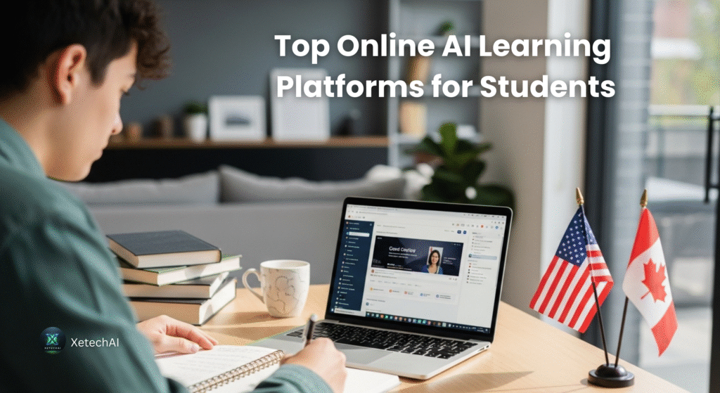 Top Online AI Learning Platforms for Students in USA & Canada (2025)