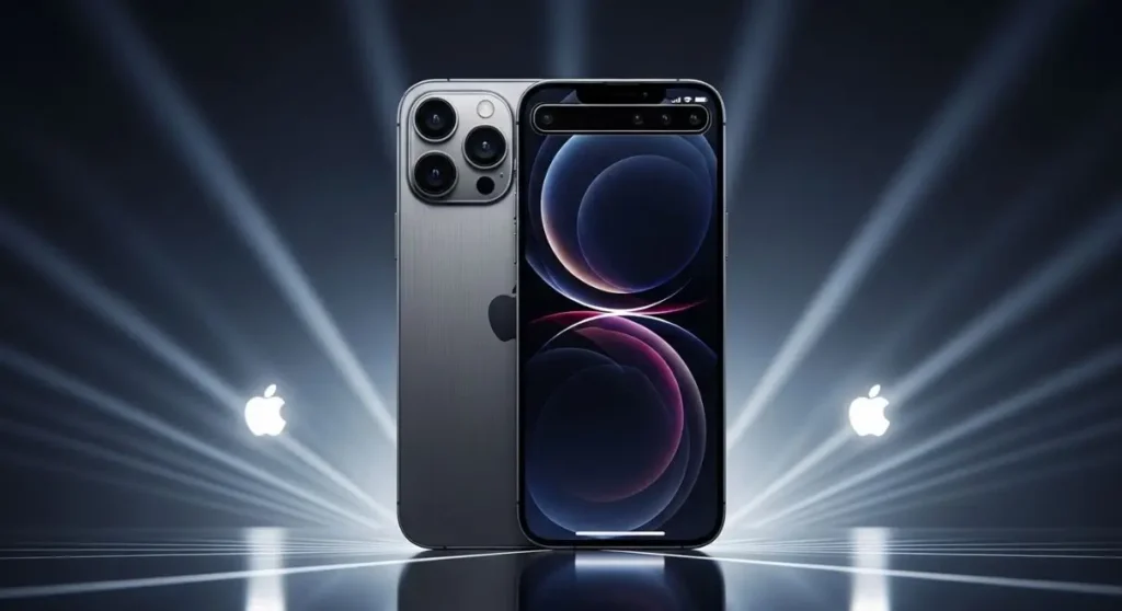 iPhone 17 Pro unveiled at Apple Event 2025 with futuristic titanium design, edge-to-edge display, and wide camera bar