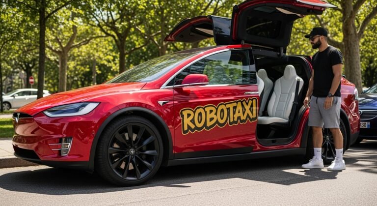 Tesla Robo-Taxi in Austin 2025 – Fully autonomous electric taxi launch