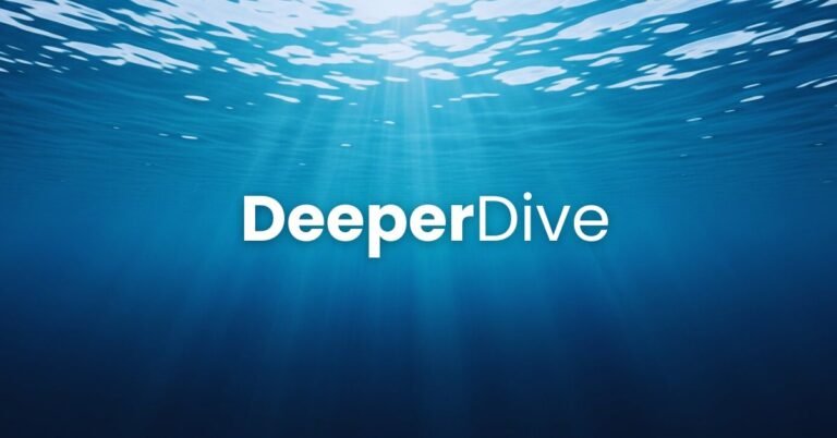 Screenshot showing USA Today’s DeeperDive AI chatbot interface powered by generative AI, delivering deeper insights and personalized news summaries.